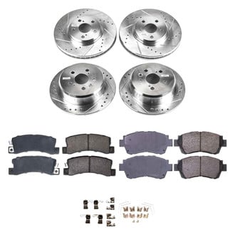 Callahan Brake Parts® - Drilled and Slotted Brake Kit