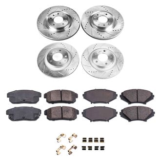 Callahan Brake Parts® - Drilled & Slotted Brake Kit