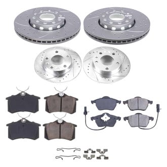 Callahan Brake Parts® - Drilled and Slotted Brake Kit