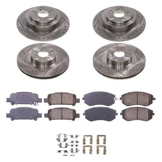 Callahan Brake Parts® - Drilled & Slotted Brake Kit