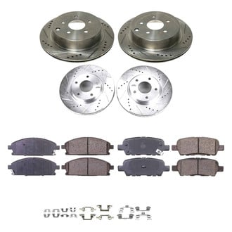 Callahan Brake Parts® - Drilled and Slotted Brake Kit