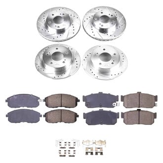 Callahan Brake Parts® - Drilled and Slotted Brake Kit