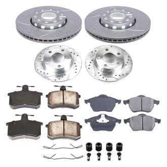 Callahan Brake Parts® - Drilled and Slotted Brake Kit