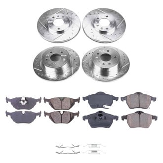Callahan Brake Parts® - Drilled and Slotted Front and Rear Brake Kit