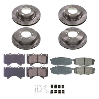 Callahan Brake Parts® - Drilled & Slotted Brake Kit