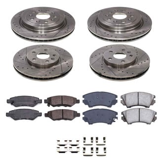 Callahan Brake Parts® - Drilled and Slotted Brake Kit