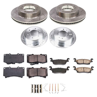Callahan Brake Parts® - Drilled & Slotted Brake Kit