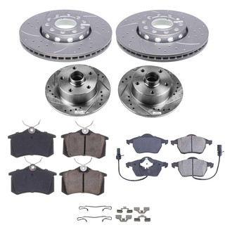 Callahan Brake Parts® - Drilled and Slotted Brake Kit
