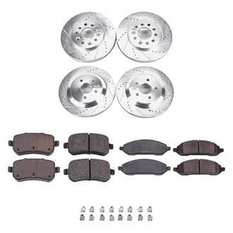 Callahan Brake Parts® - Drilled & Slotted Brake Kit