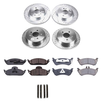 Callahan Brake Parts® - Drilled and Slotted Brake Kit