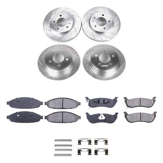 Callahan Brake Parts® - Drilled and Slotted Brake Kit