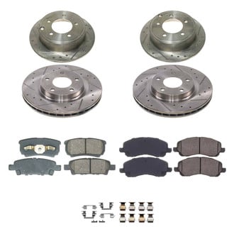 Callahan Brake Parts® - Drilled & Slotted Brake Kit