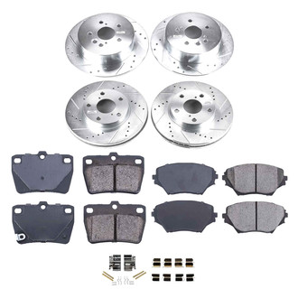 Callahan Brake Parts® - Drilled and Slotted Brake Kit