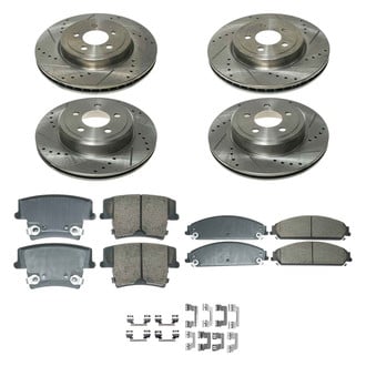 Callahan Brake Parts® - Drilled & Slotted Brake Kit