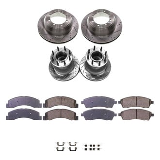 Callahan Brake Parts® - Drilled and Slotted Front and Rear Brake Kit