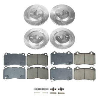 Callahan Brake Parts® - Drilled & Slotted Brake Kit