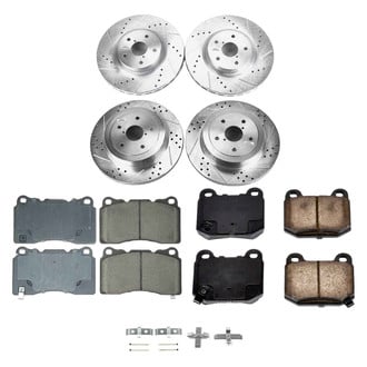 Callahan Brake Parts® - Drilled and Slotted Front and Rear Brake Kit