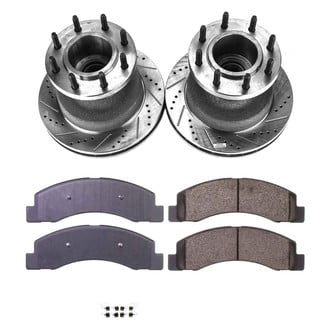 Callahan Brake Parts® - Drilled and Slotted Front Brake Kit