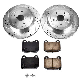 Callahan Brake Parts® - Drilled and Slotted Rear Brake Kit
