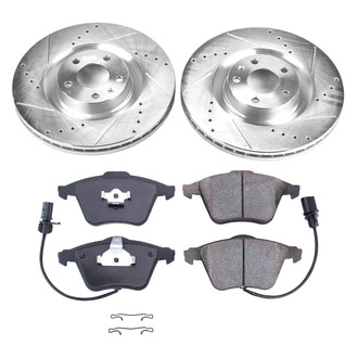 Callahan Brake Parts® - Drilled and Slotted Front Brake Kit