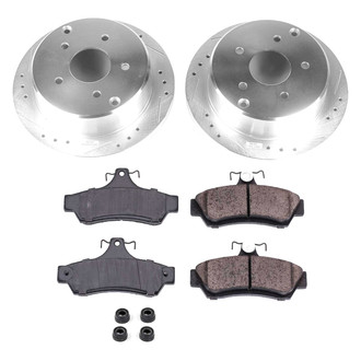 Callahan Brake Parts® - Drilled and Slotted Rear Brake Kit