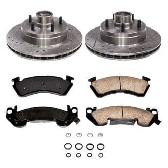 Callahan Brake Parts® - Drilled and Slotted Front Brake Kit