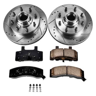 Callahan Brake Parts® - Drilled and Slotted Front Brake Kit