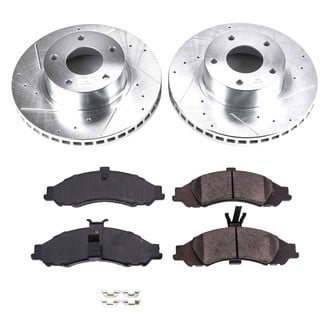 Callahan Brake Parts® - Drilled and Slotted Front Brake Kit