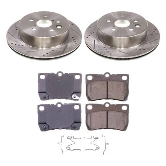 Callahan Brake Parts® - Drilled and Slotted Rear Brake Kit