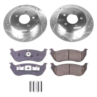 Callahan Brake Parts® - Drilled and Slotted Rear Brake Kit