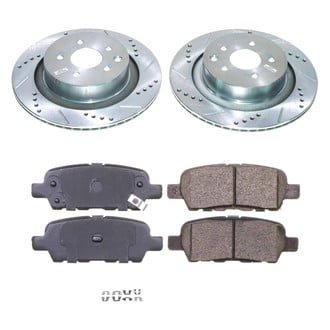 Callahan Brake Parts® - Drilled and Slotted Rear Brake Kit