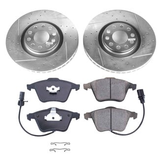 Callahan Brake Parts® - Drilled and Slotted Front Brake Kit
