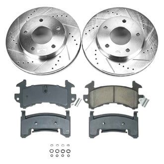 Callahan Brake Parts® - Drilled and Slotted Front Brake Kit