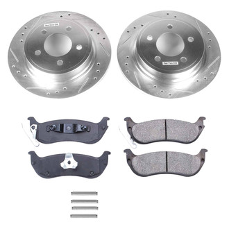 Callahan Brake Parts® - Drilled and Slotted Rear Brake Kit