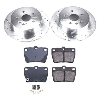 Callahan Brake Parts® - Drilled and Slotted Rear Brake Kit