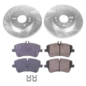 Callahan Brake Parts® - Drilled and Slotted Front Brake Kit