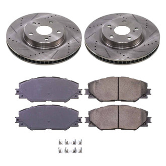 Callahan Brake Parts® - Drilled & Slotted Brake Kit