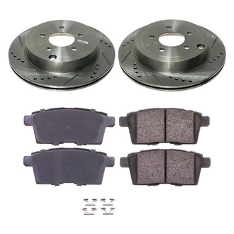 Callahan Brake Parts® - Drilled and Slotted Rear Brake Kit
