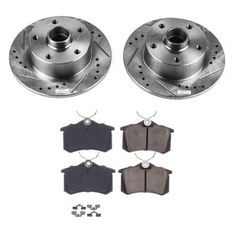 Callahan Brake Parts® - Drilled and Slotted Rear Brake Kit