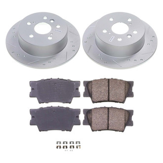 Callahan Brake Parts® - Drilled and Slotted Rear Brake Kit