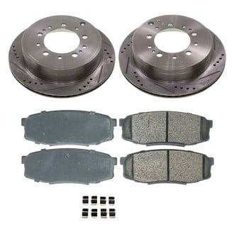 Callahan Brake Parts® - Drilled and Slotted Rear Brake Kit