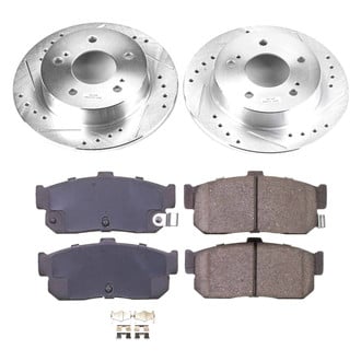 Callahan Brake Parts® - Drilled and Slotted Rear Brake Kit