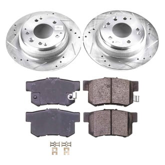 Callahan Brake Parts® - Drilled and Slotted Rear Brake Kit