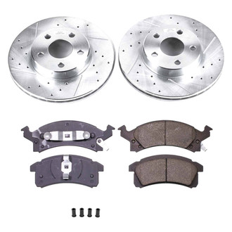 Callahan Brake Parts® - Drilled and Slotted Front Brake Kit