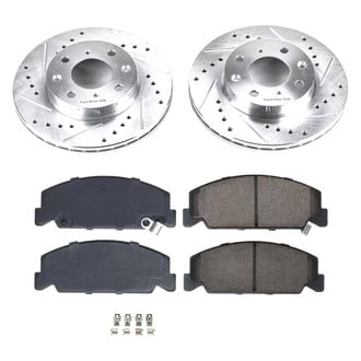 Callahan Brake Parts® - Drilled and Slotted Front Brake Kit