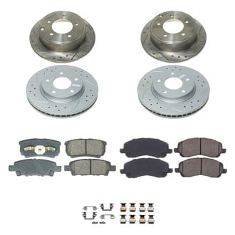 Callahan Brake Parts® - Drilled & Slotted Brake Kit