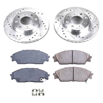 Callahan Brake Parts® - Drilled and Slotted Front Brake Kit