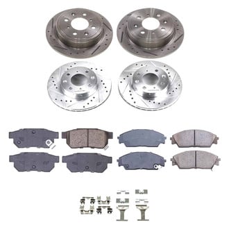 Callahan Brake Parts® - Drilled & Slotted Brake Kit