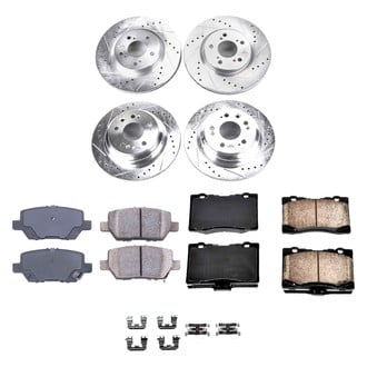 Callahan Brake Parts® - Drilled & Slotted Brake Kit
