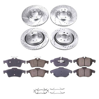 Callahan Brake Parts® - Drilled & Slotted Brake Kit